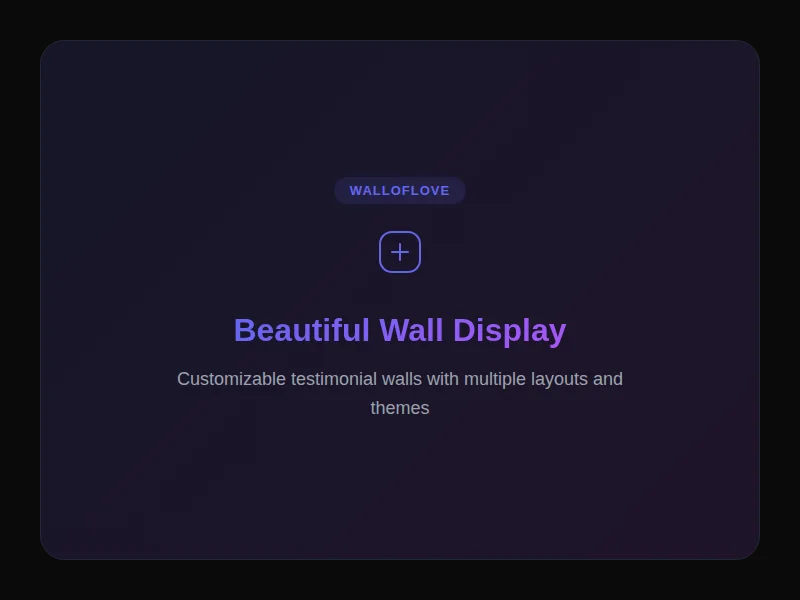 Testimonial collection and management interface