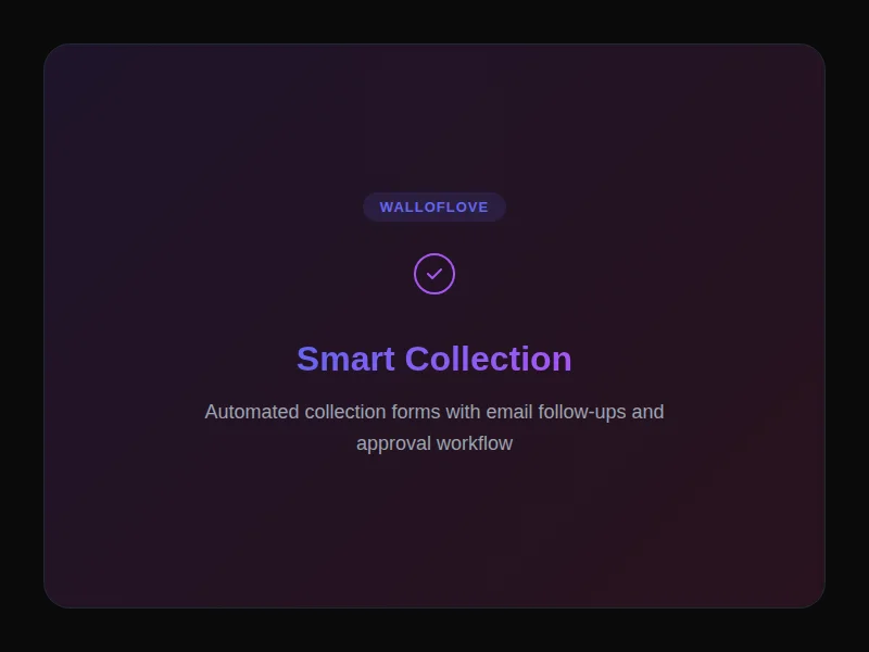Beautiful wall of love embed preview